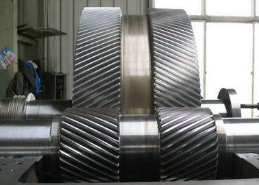 6000mm Herringbone Gear Shaft Forged Machining Metal Parts For Marine Equipment 15MT