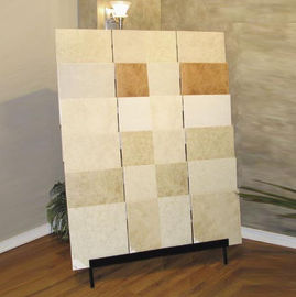 Sturdy Slab Stone / Ceramic Tile Display Racks With Steel Tube