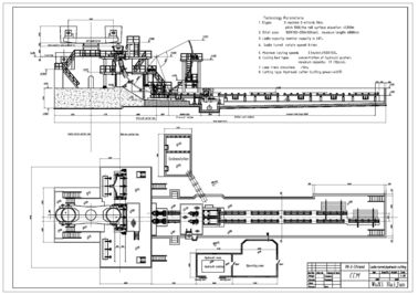 Horizontal Water Cooling Continuous Casting Machine , R6M / 3 Strands